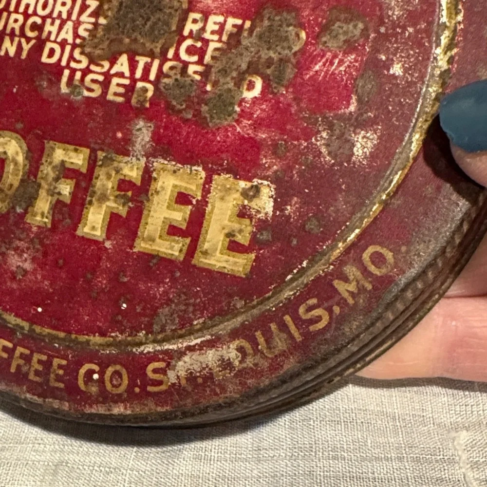 Vintage Collectable Coffee Metal Tin Lid - Picture 13 of 16